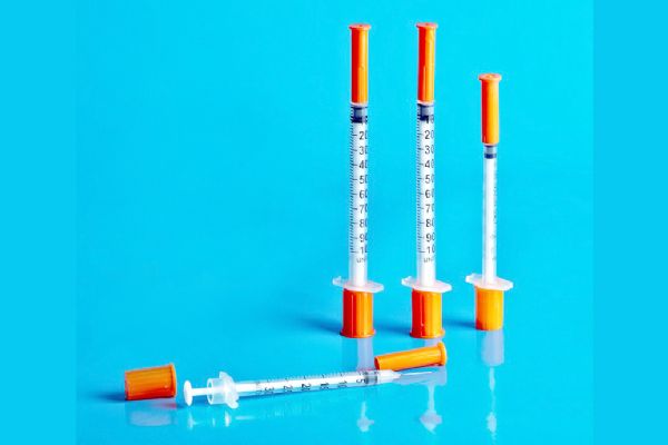 Fixed needle Insulin Syringe